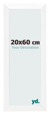 Bilderrahmen 20x60cm Weiß Vintage MDF Pisa Vorne Messe | Yourdecoration.de