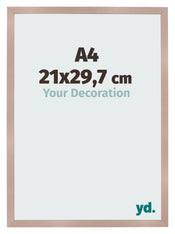 Bilderrahmen 21x29 7 cm A4 Altrosa MDF Bologna Vorne Messe | Yourdecoration.de