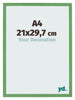 Bilderrahmen 21x29 7 cm A4 Grun MDF Bologna Vorne Messe | Yourdecoration.de