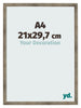 Bilderrahmen 21x29 7 cm A4 Metall Vintage MDF Bologna Vorne Messe | Yourdecoration.de