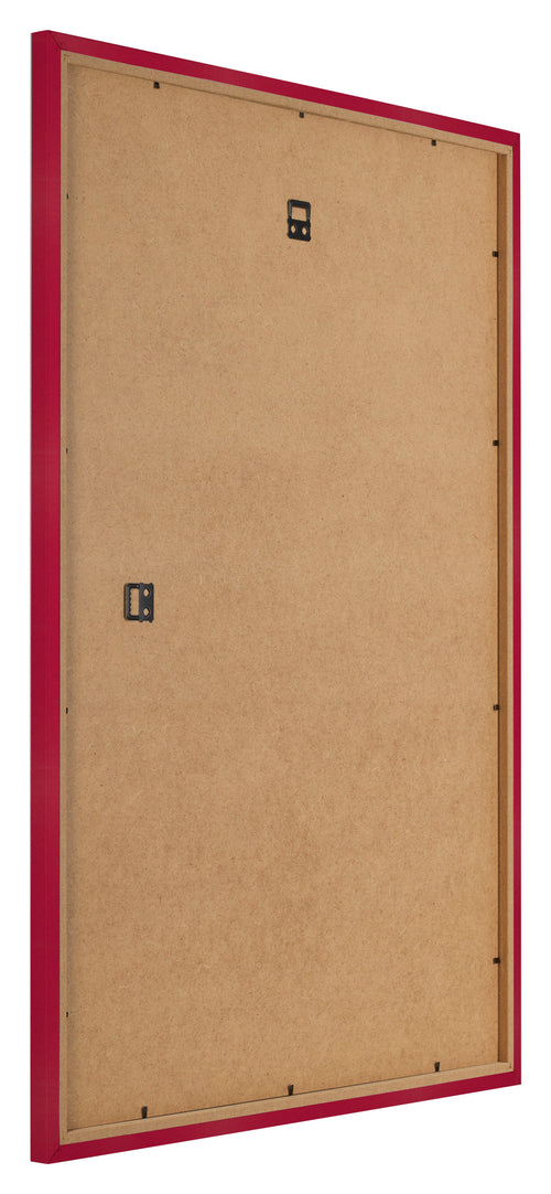 Bilderrahmen 21x29 7cm A4 Rot MDF Bologna Ruckseite Schrag | Yourdecoration.de