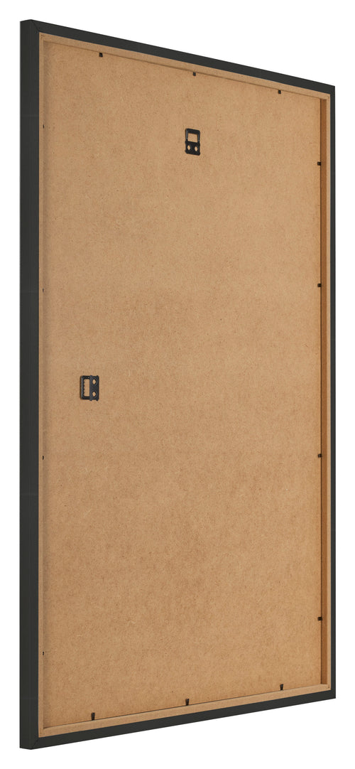 Bilderrahmen 21x29 7cm A4 Schwarz Gemasert MDF Bologna Ruckseite Schrag | Yourdecoration.de
