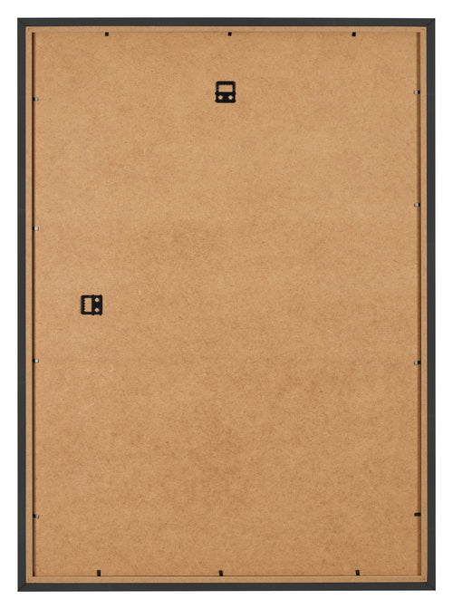 Bilderrahmen 21x29 7cm A4 Schwarz Gemasert MDF Bologna Ruckseite | Yourdecoration.de