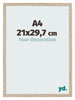 Bilderrahmen 21x29 7cm A4 Sonoma Eiche MDF Bologna Vorne Messe | Yourdecoration.de
