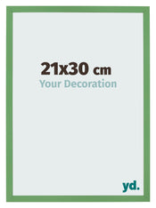 Bilderrahmen 21x30 cm Grun MDF Bologna Vorne Messe | Yourdecoration.de