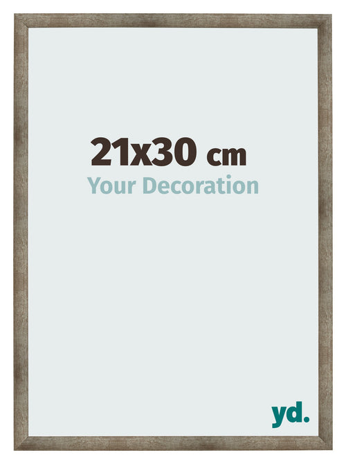 Bilderrahmen 21x30 cm Metall Vintage MDF Bologna Vorne Messe | Yourdecoration.de