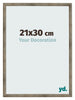 Bilderrahmen 21x30 cm Metall Vintage MDF Bologna Vorne Messe | Yourdecoration.de
