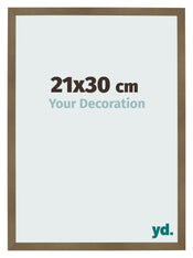 Bilderrahmen 21x30cm Bronze Dekor MDF Bologna Vorne Messe | Yourdecoration.de