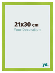 Bilderrahmen 21x30cm Grün MDF Pisa Vorne Messe | Yourdecoration.de