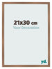 Bilderrahmen 21x30cm Kupfer Dekor MDF Bologna Vorne Messe | Yourdecoration.de