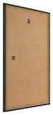Bilderrahmen 21x30cm Schwarz Matt MDF Bologna Ruckseite Schrag | Yourdecoration.de
