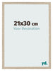 Bilderrahmen 21x30cm Sonoma Eiche MDF Bologna Vorne Messe | Yourdecoration.de