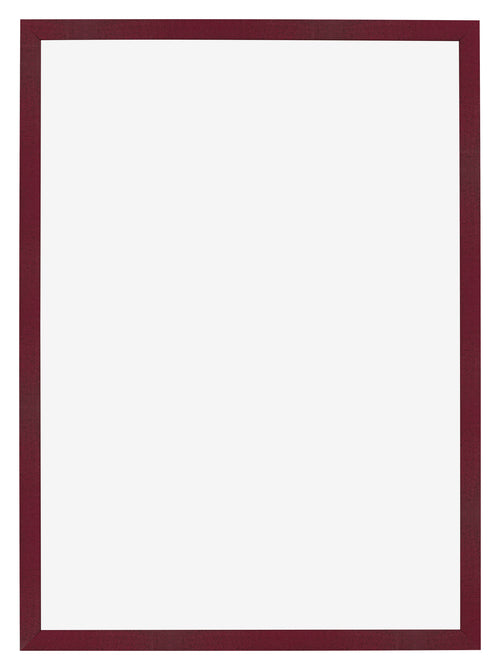 Bilderrahmen 21x30cm Weinrot Gewischt MDF Bologna Vorne | Yourdecoration.de