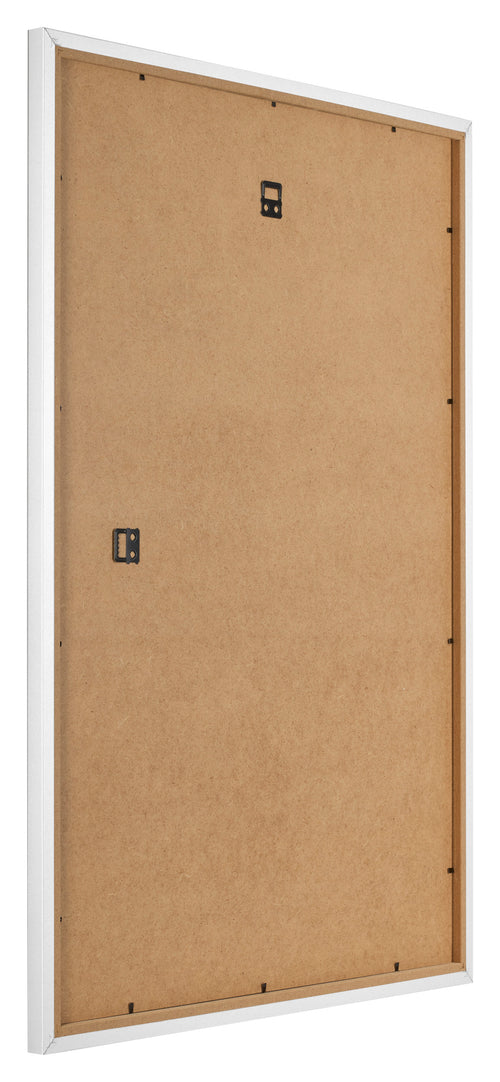 Bilderrahmen 21x30cm Weiss Matt MDF Bologna Ruckseite Schrag | Yourdecoration.de