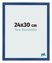 Bilderrahmen 24x30 cm Dunkelblau MDF Bologna Vorne Messe | Yourdecoration.de