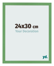 Bilderrahmen 24x30 cm Grun MDF Bologna Vorne Messe | Yourdecoration.de