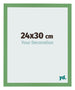 Bilderrahmen 24x30 cm Grun MDF Bologna Vorne Messe | Yourdecoration.de