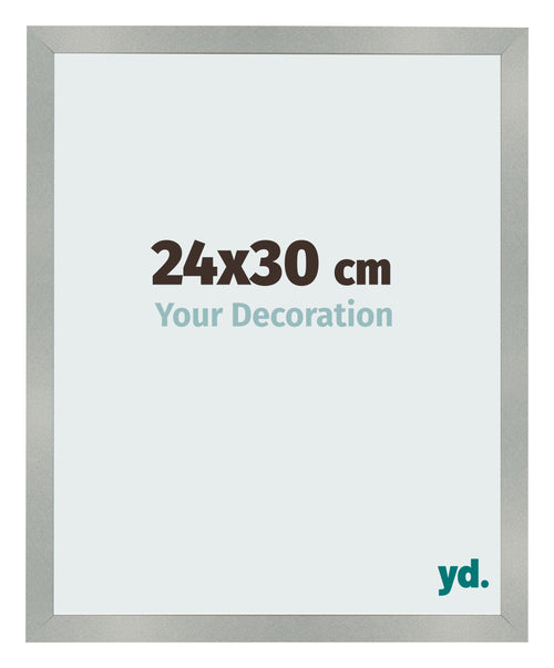 Bilderrahmen 24x30cm Aluminium Gebürstet MDF Bologna Vorne Messe | Yourdecoration.de