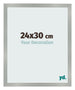 Bilderrahmen 24x30cm Aluminium Gebürstet MDF Bologna Vorne Messe | Yourdecoration.de