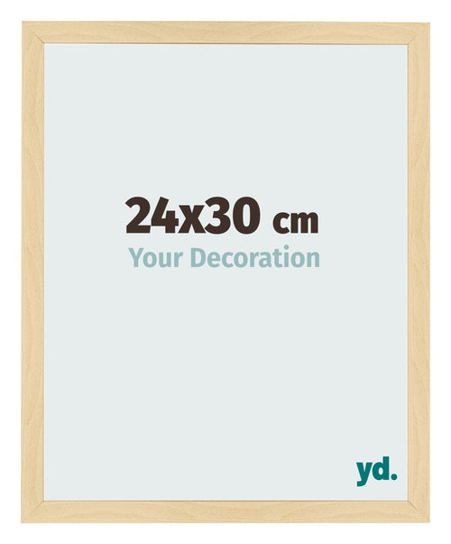Bilderrahmen 24x30cm Buche Dekor MDF Bologna Vorne Messe | Yourdecoration.de