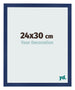 Bilderrahmen 24x30cm Dunkelblau Gewischt MDF Bologna Vorne Messe | Yourdecoration.de