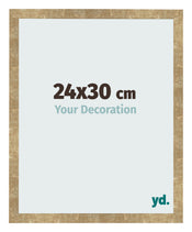 Bilderrahmen 24x30cm Gold Antik MDF Bologna Vorne Messe | Yourdecoration.de