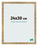 Bilderrahmen 24x30cm Gold Antik MDF Bologna Vorne Messe | Yourdecoration.de