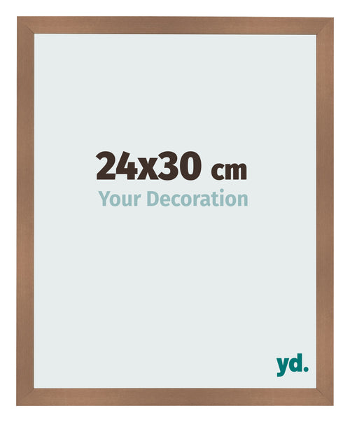 Bilderrahmen 24x30cm Kupfer Dekor MDF Bologna Vorne Messe | Yourdecoration.de