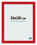 Bilderrahmen 24x30cm Rot MDF Pisa Vorne Messe | Yourdecoration.de