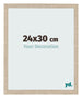 Bilderrahmen 24x30cm Sonoma Eiche MDF Bologna Vorne Messe | Yourdecoration.de