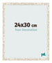 Bilderrahmen 24x30cm Weiß Vintage MDF Bologna Vorne Messe | Yourdecoration.de