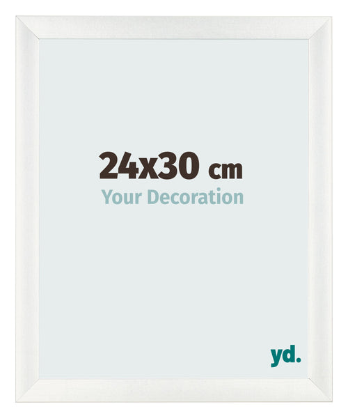 Bilderrahmen 24x30cm Weiß Vintage MDF Pisa Vorne Messe | Yourdecoration.de