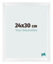 Bilderrahmen 24x30cm Weiß Vintage MDF Pisa Vorne Messe | Yourdecoration.de