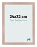 Bilderrahmen 24x32 cm Altrosa MDF Bologna Vorne Messe | Yourdecoration.de