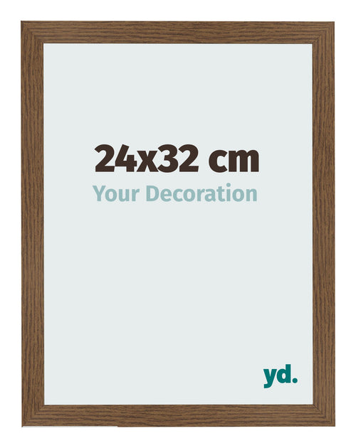 Bilderrahmen 24x32 cm Eiche Rustikal MDF Bologna Vorne Messe | Yourdecoration.de