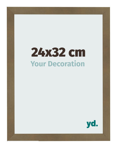 Bilderrahmen 24x32cm Bronze Dekor MDF Bologna Vorne Messe | Yourdecoration.de