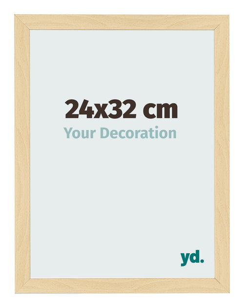 Bilderrahmen 24x32cm Buche Dekor MDF Bologna Vorne Messe | Yourdecoration.de