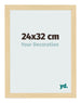 Bilderrahmen 24x32cm Buche Dekor MDF Bologna Vorne Messe | Yourdecoration.de