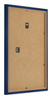 Bilderrahmen 24x32cm Dunkelblau Gewischt MDF Bologna Ruckseite Schrag | Yourdecoration.de