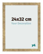 Bilderrahmen 24x32cm Gold Antik MDF Bologna Vorne Messe | Yourdecoration.de