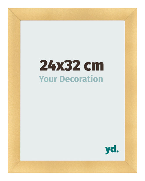 Bilderrahmen 24x32cm Gold Vintage MDF Pisa Vorne Messe | Yourdecoration.de