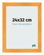 Bilderrahmen 24x32cm Orange MDF Pisa Vorne Messe | Yourdecoration.de