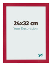 Bilderrahmen 24x32cm Rot MDF Bologna Vorne Messe | Yourdecoration.de