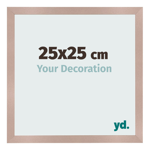 Bilderrahmen 25x25 cm Altrosa MDF Bologna Vorne Messe | Yourdecoration.de