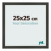 Bilderrahmen 25x25cm Antrazit MDF Bologna Vorne Messe | Yourdecoration.de