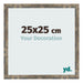 Bilderrahmen 25x25cm Blau Gold Meliert MDF Bologna Vorne Messe | Yourdecoration.de