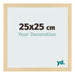 Bilderrahmen 25x25cm Buche Dekor MDF Bologna Vorne Messe | Yourdecoration.de