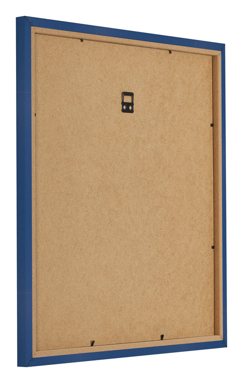 Bilderrahmen 25x25cm Dunkelblau MDF Bologna Ruckseite Schrag | Yourdecoration.de