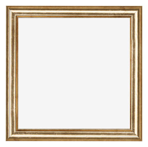 Bilderrahmen 25x25cm Gold Antik MDF Lazio Vorne | Yourdecoration.de