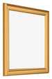 Bilderrahmen 25x25cm Gold Matt MDF Lazio Vorne Schrag | Yourdecoration.de